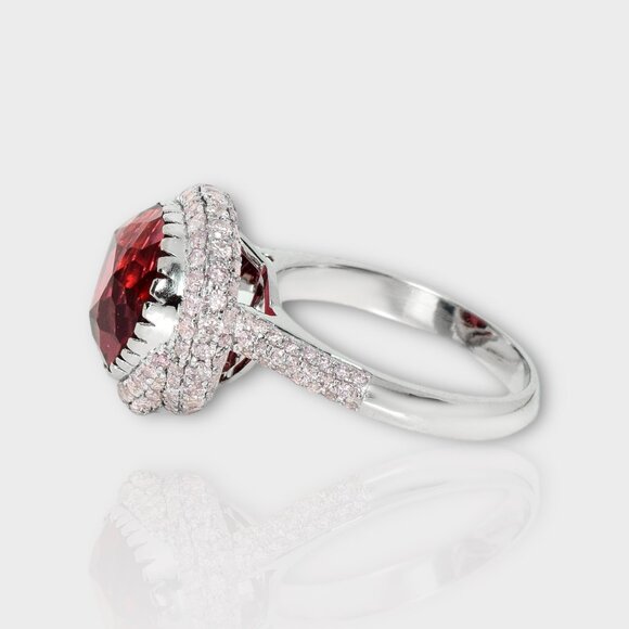 Red Tourmaline Ring - Picture 4 of 9